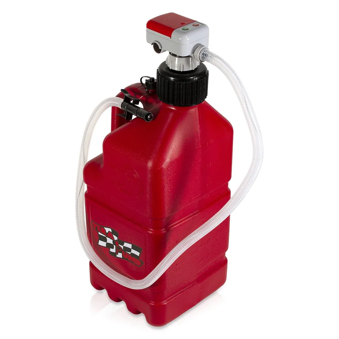 20158 – TERA PUMP Dispensing Pump, Works With 5 Gallon Racing Jug Use For Racing Fuel 2.3 Gallons Per Minute Battery ...